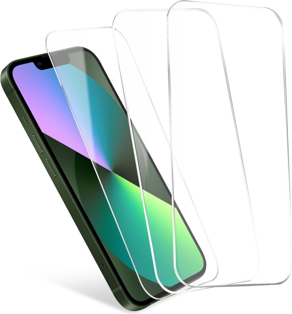 CELLONIC 3x Schutzfolie Handy kompatibel mit iPhone 13 mini - 5,4 Zoll Smartphone Displayschutz 2.5D aus Tempered Glass Ultra Thin 9H Schutzglas