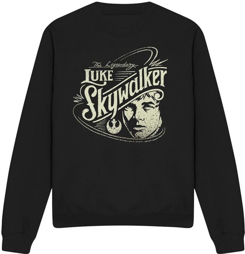 Star Wars - "Skywalker War Hero" Sweatshirt für Herren/Damen Uni TV3603 (M) (Schwarz)