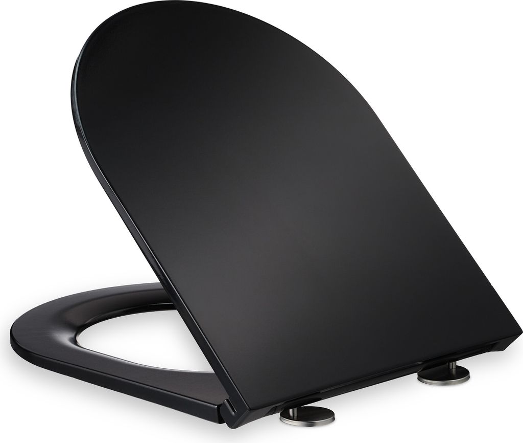 Coperchio per WC Relaxdays con chiusura ammortizzata e Immagine del prodotto 