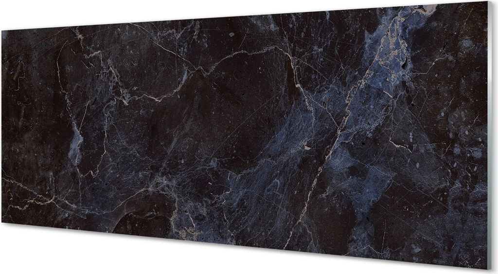 Glasbilder 125x50 Wandkunst Marmorsteinmauer