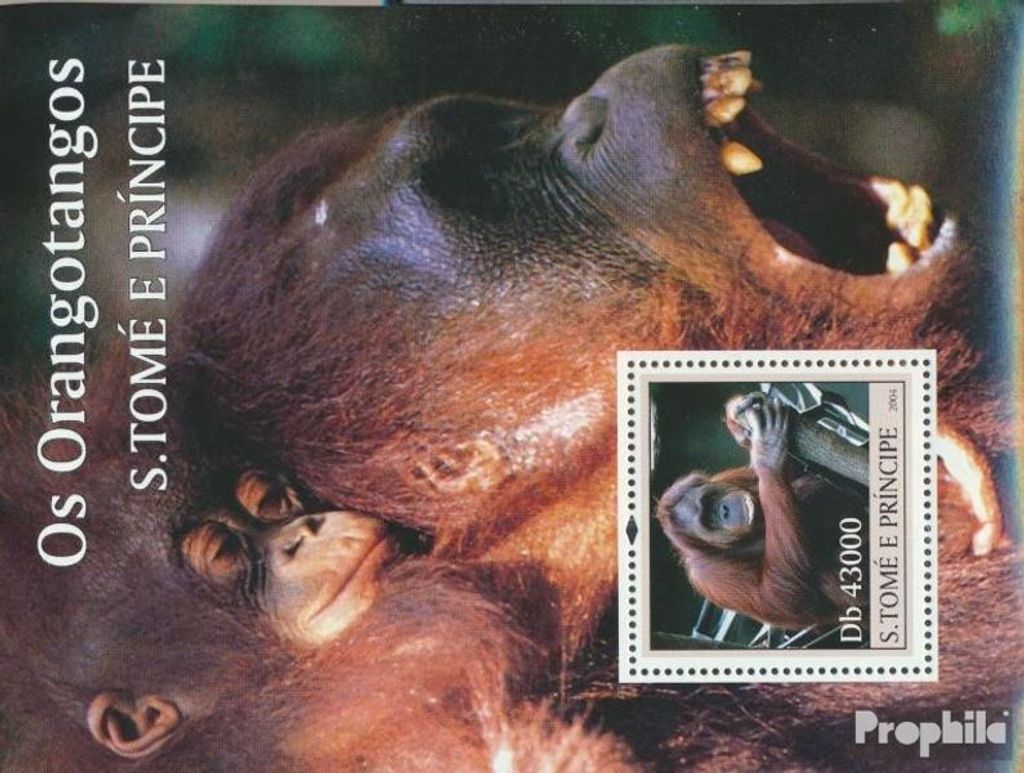 Briefmarken Sao Tome e Principe 2004 Mi Block510 Produktbild 