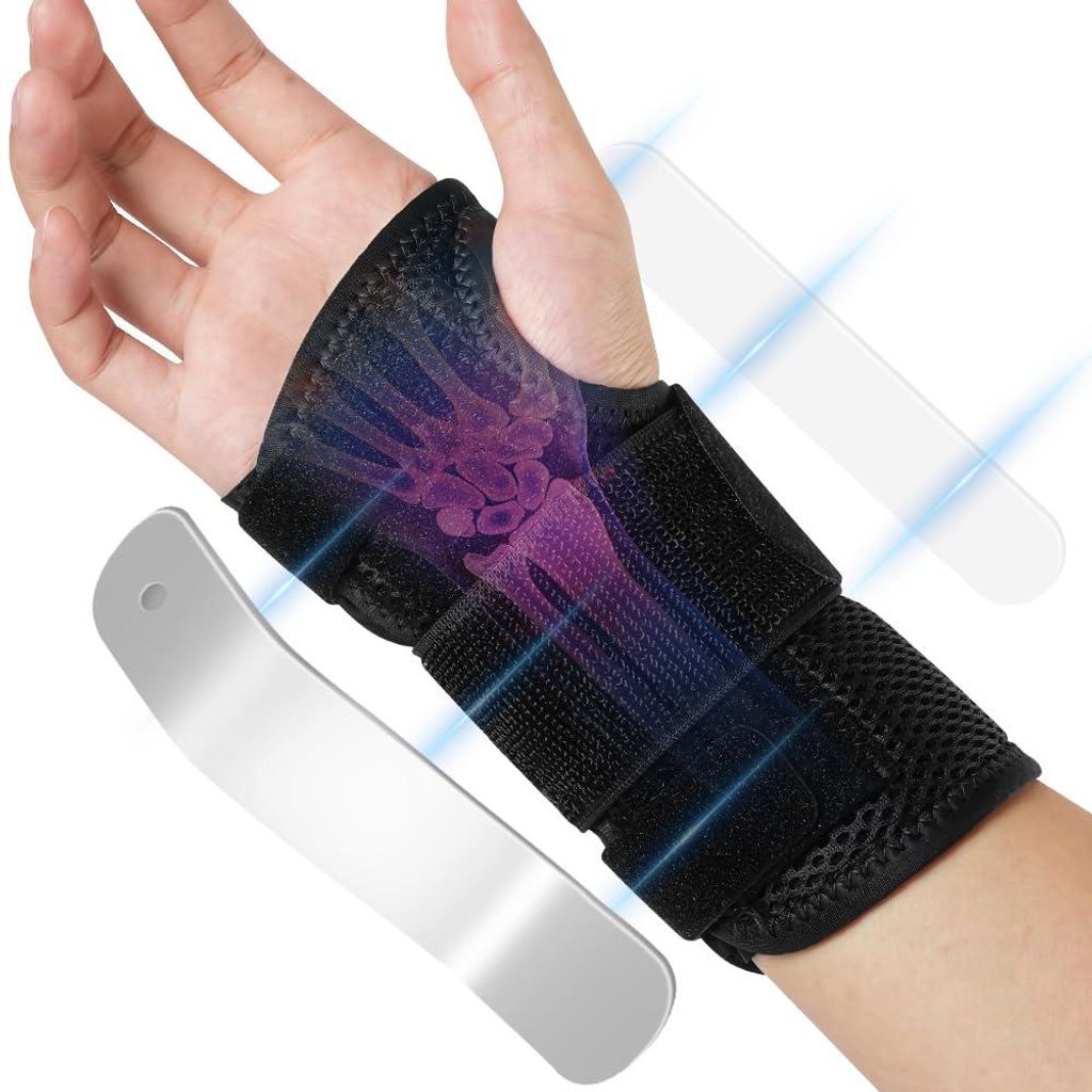 Handgelenkstütze, Verstellbare Handgelenk Bandagen, mit 2 Produktbild 