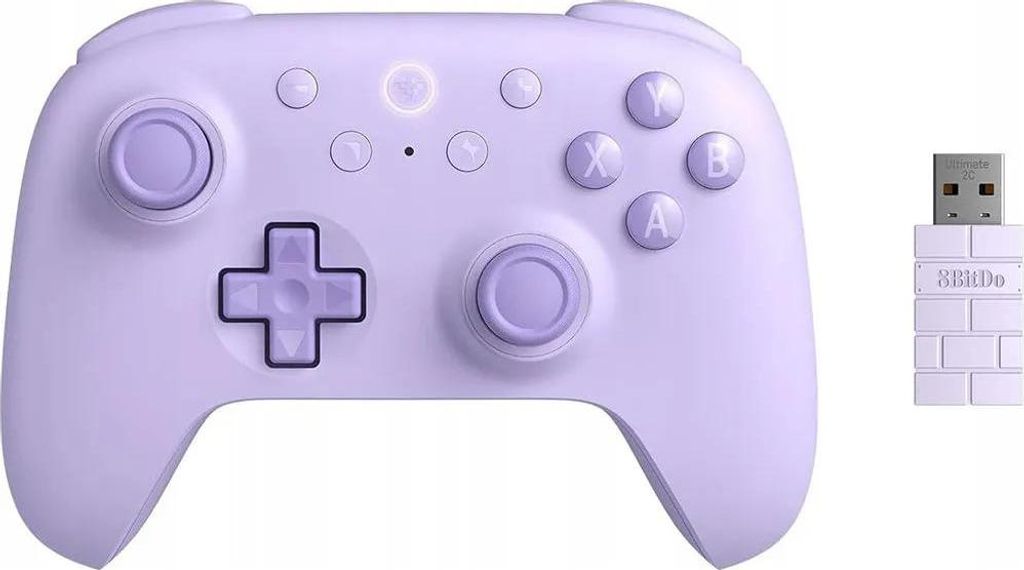 8BitDo Ultimate 2C Wireless Pad Lila Hall-Effekt (PC/Android)