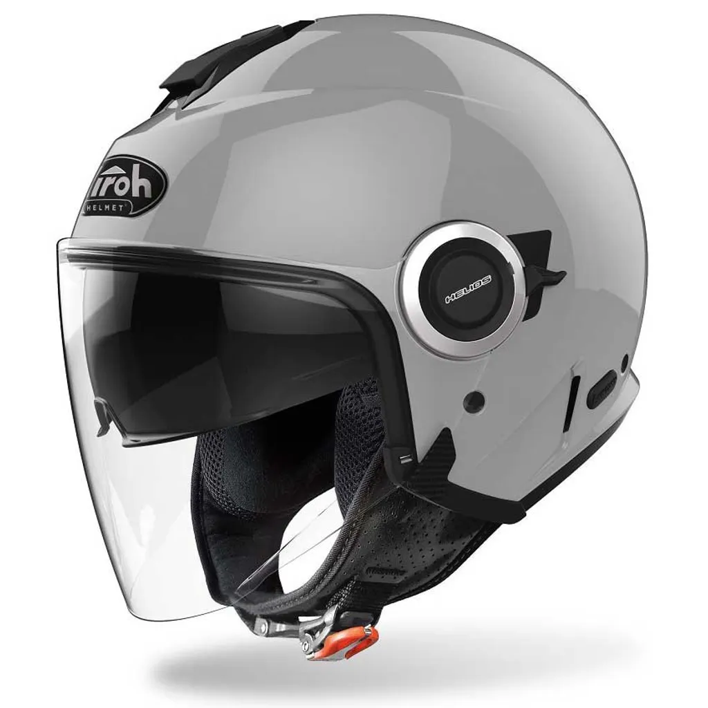 Casque Jet Moto Airoh Helios Color Gris - Taille XS Confort Optimisé