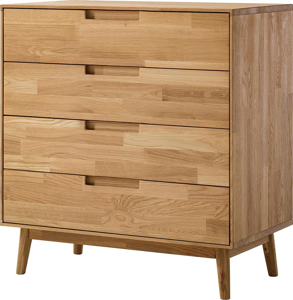 home24 Kommode - Eiche Massiv - Eiche Produktbild 
