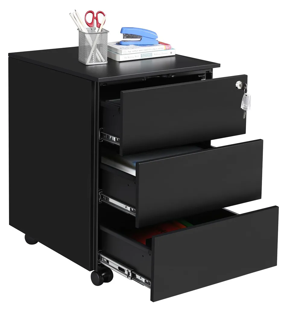 Solution de rangement compacte Leobert Noir Mat pour petits appartements - 2
