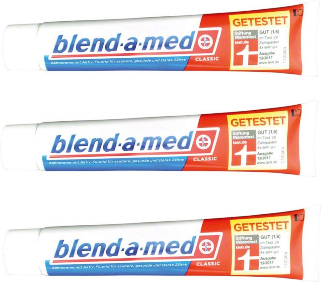 Blend-a-med Classic Zahncreme 75 ml - Hergestellt in Deutschland