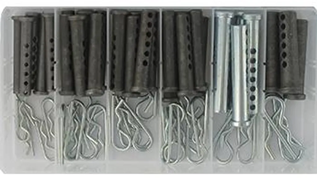 Sélection d'axes Beta Stopp en acier - Set de 71 aiguilles de rechange