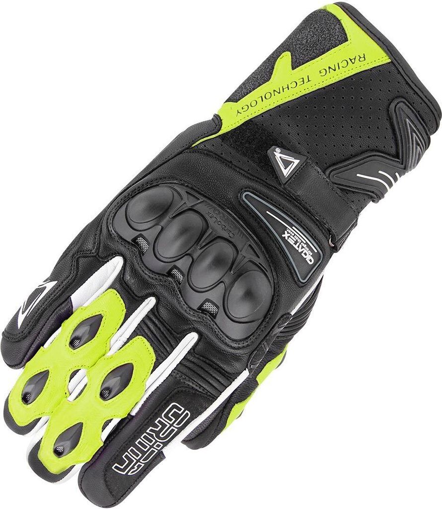 Orina Stream Motorrad Handschuhe, schwarz/gelb, 12 (3XL)