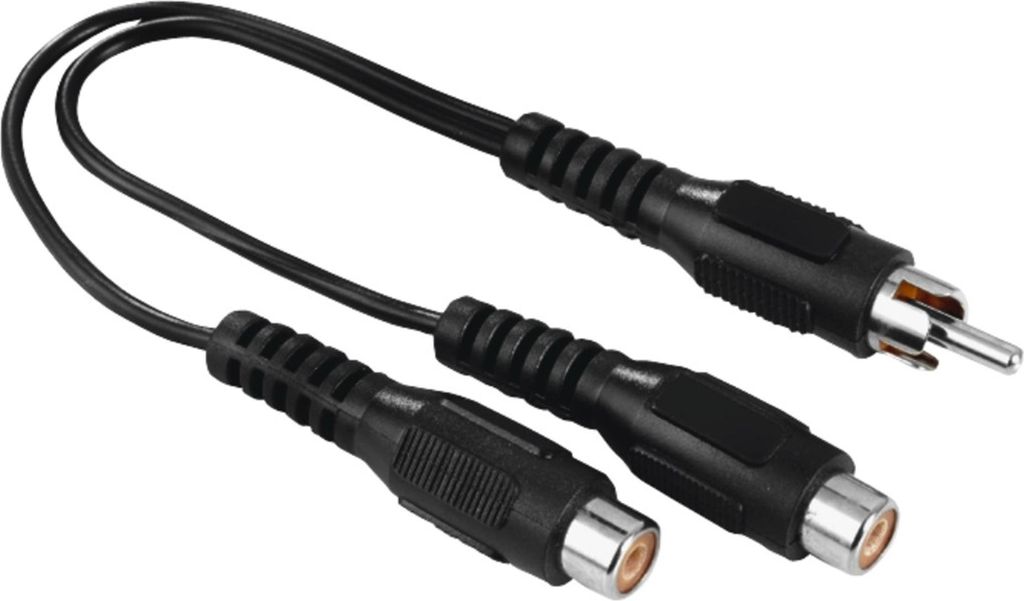 Hama Subwoofer-Adapter Cinch-Stecker - 2-Cinch-Kupplung