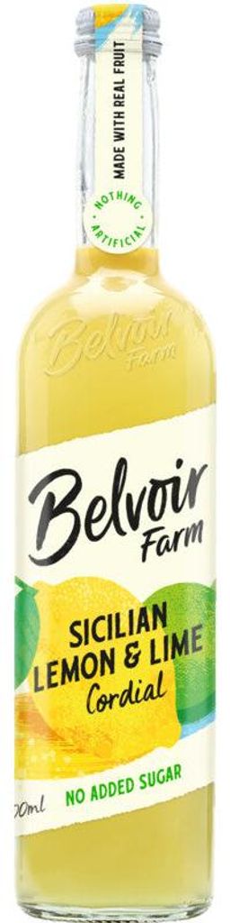 Belvoir Sicilian Lemon & Lime Cordial 500ml – Sirop de Image du produit 