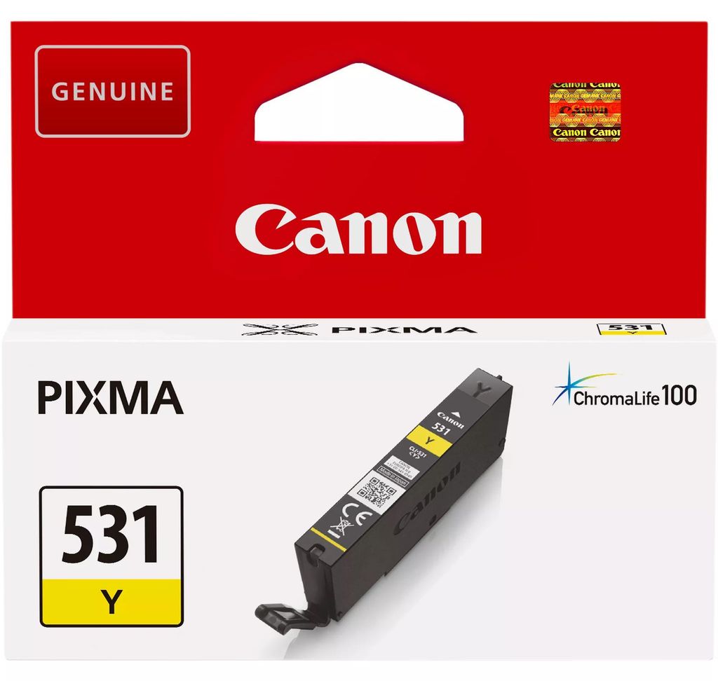 Canon CLI-531 Y, Gelb, 1 Stück(e), 515 Seiten, Produktbild 