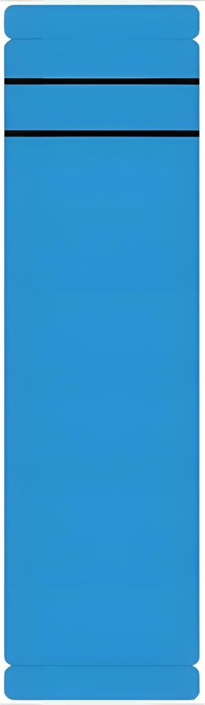 Ordnerrückenschilder - breit/kurz, sk, 10 Stück, blau Produktbild 