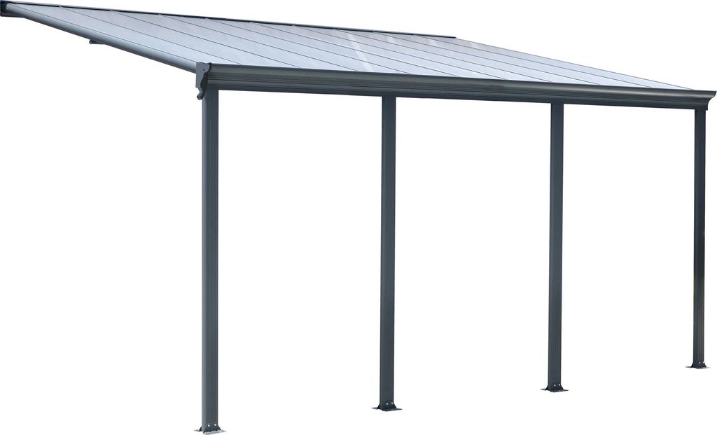 osoltus Terrassendach XXL 618 cm Veranda Anbau Terrassenüberdachung Anthrazit