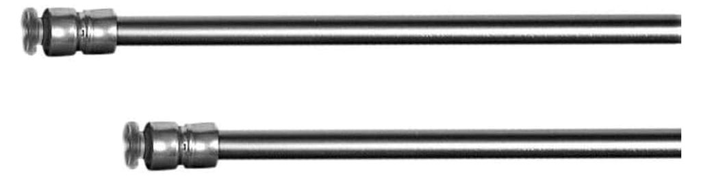 Klemmstange Gardinenstange Scheibengardinenstange Edelstahl matt, Größe:33 cm 35-55
