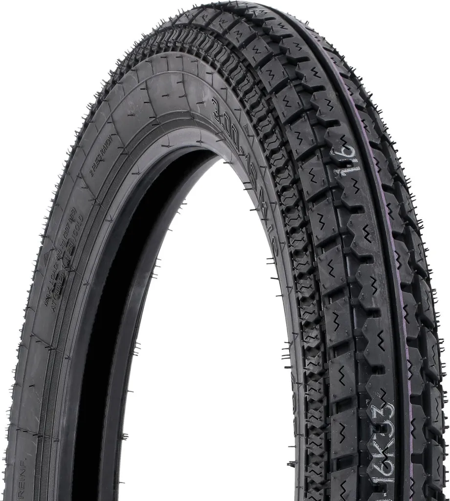 Pneu Heidenau K33 3.00-16 48P TT à Profil Rainuré Haute Adhérence Route