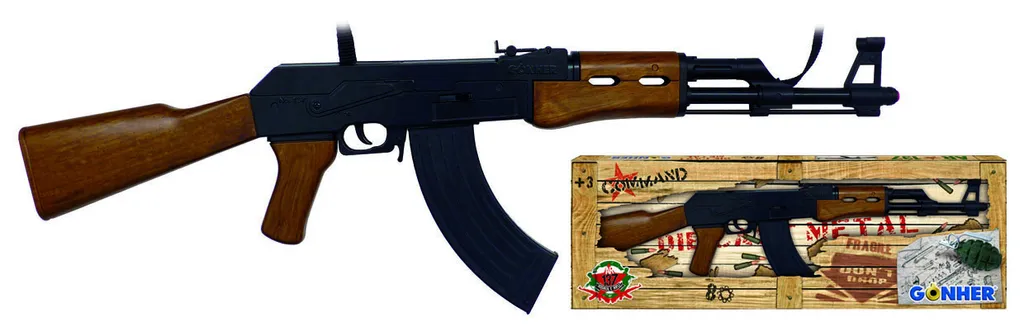 Réplique fusil d'assaut militaire fusil à billes spring grande taille
