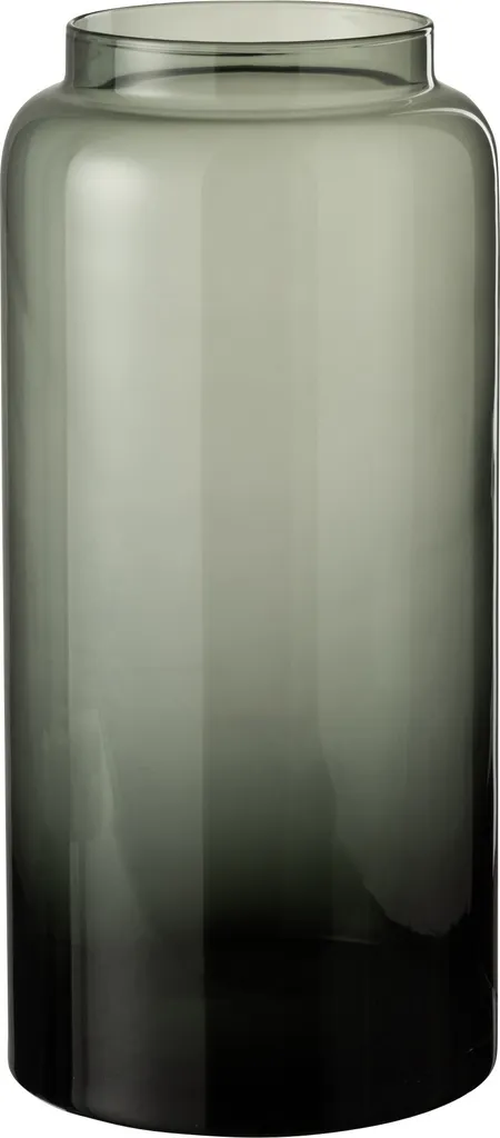 Vase Droit Long J-Line Gris Small - Idéal pour Décorer une Table ou un Bureau