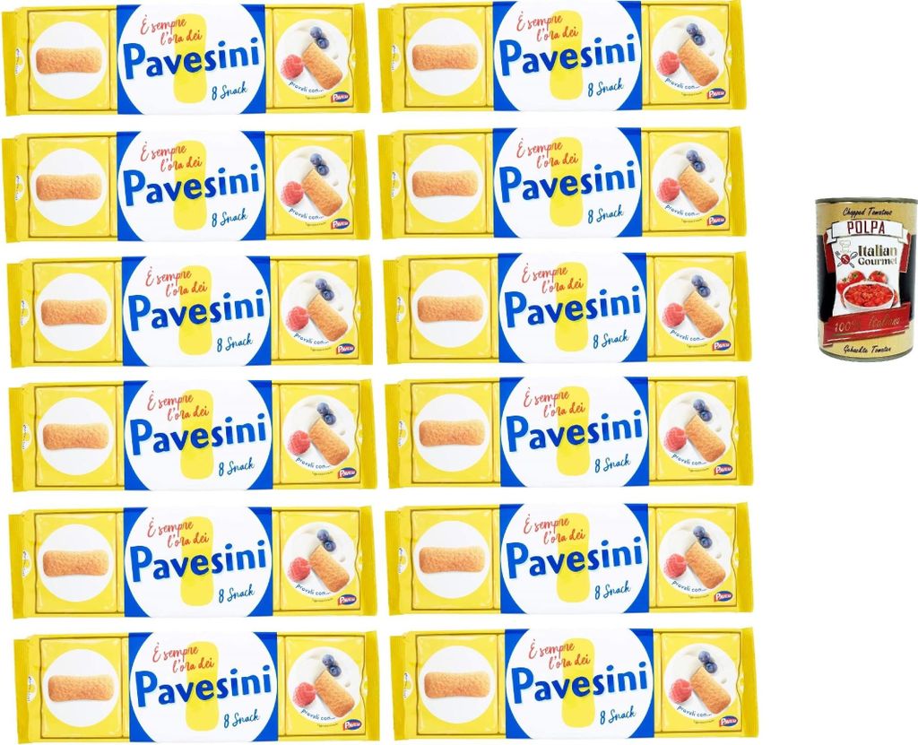 12x Barilla Pavesi Pavesini Kekse italien Biscuits 200g Produktbild 