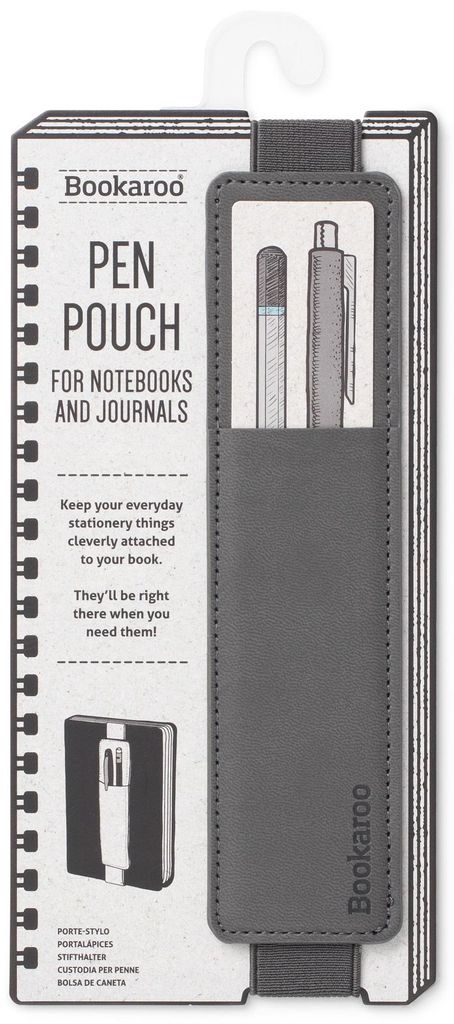 Grafitowy uchwyt na długopis IF Bookaroo Pen Pouch