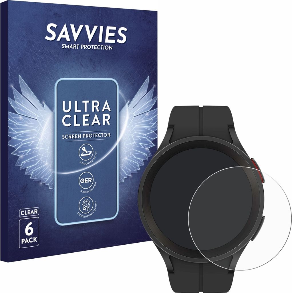 6x Für Samsung Galaxy Watch 5 Pro Schutzfolie Savvies Produktbild 