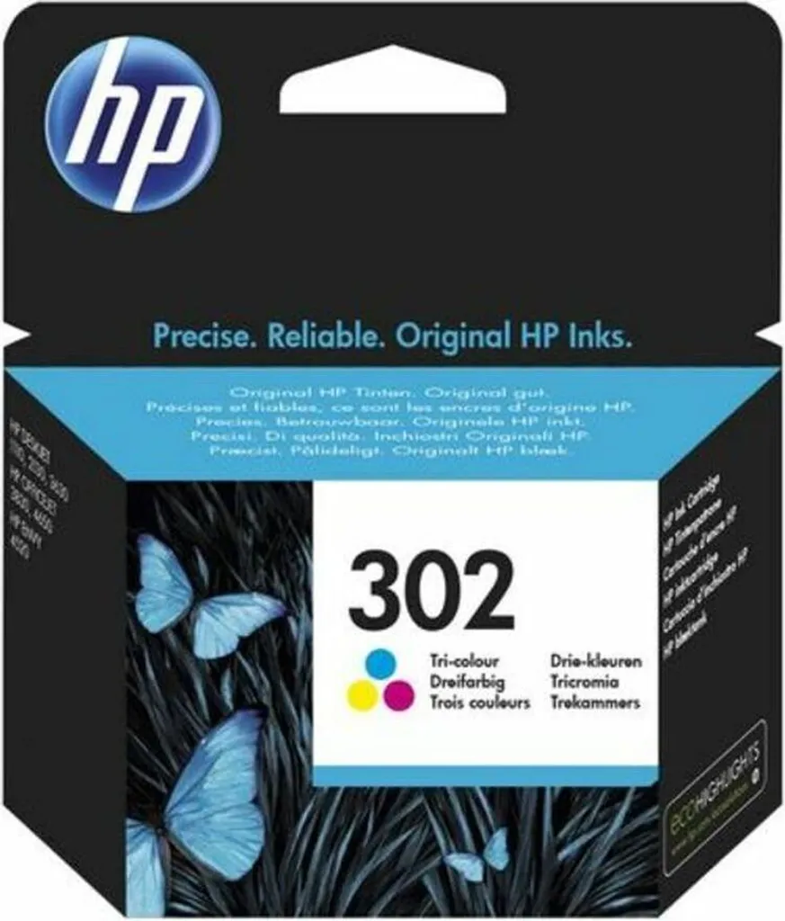 Cartouche d'encre HP 302 Noir/Tricolore Idéale pour Impression Maison