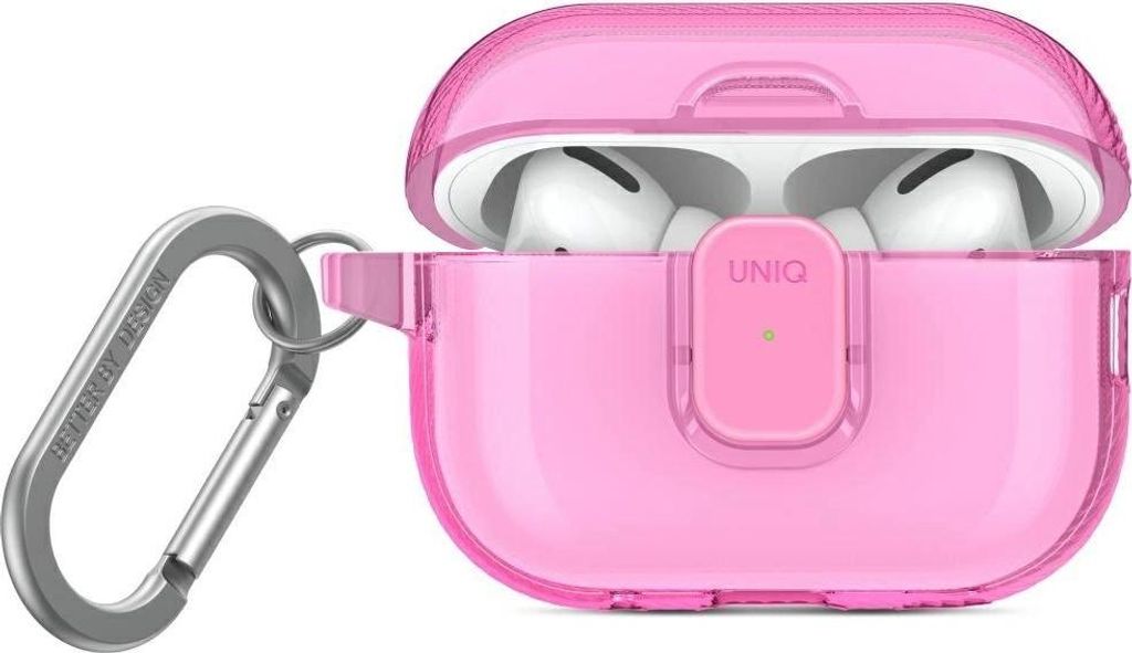 Uniq Glase Pro Tasche für Airpods Pro 2 - Rosa