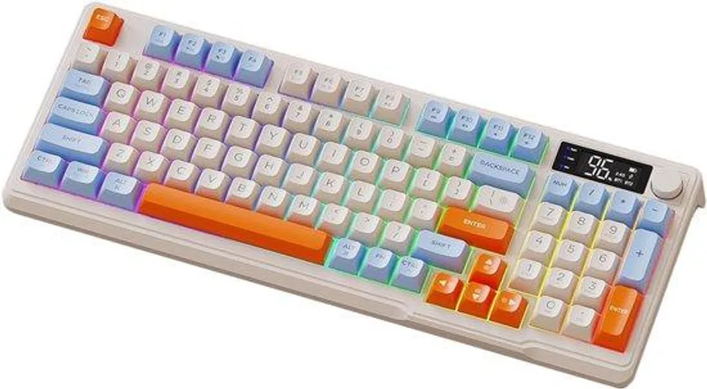 Clavier de jeu compact pour ordinateur portable avec autonomie visible