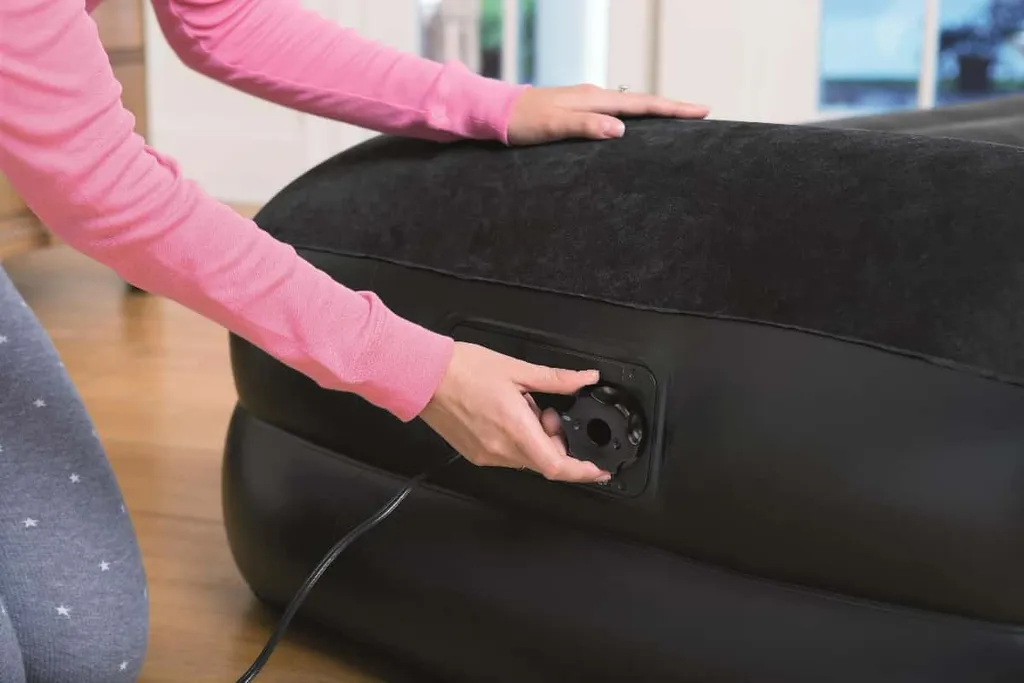 Matelas Gonflable d'Appoint pour Invités avec Pompe Électrique Rapide - 37
