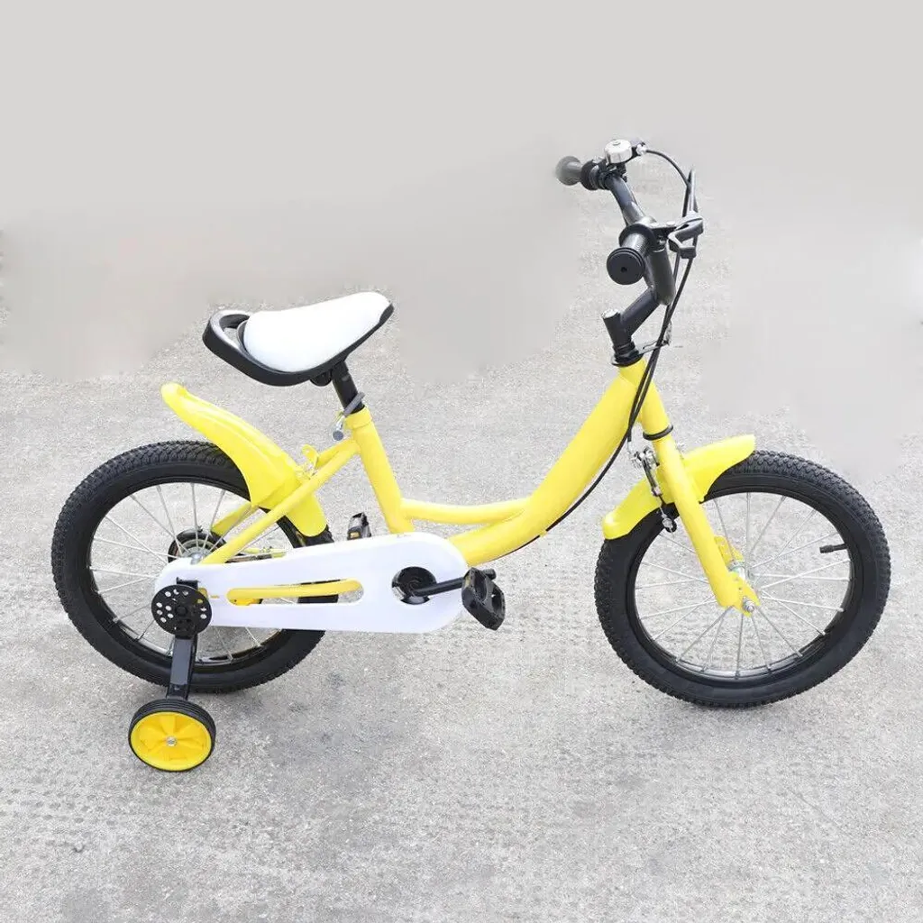 Vélo enfant 16 pouces facile à monter avec cadre léger et stabilisateurs