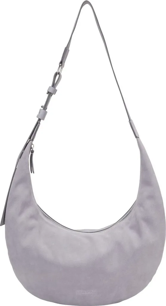 Sac à bandoulière en cuir pour femme coloris lilas pastel tendance