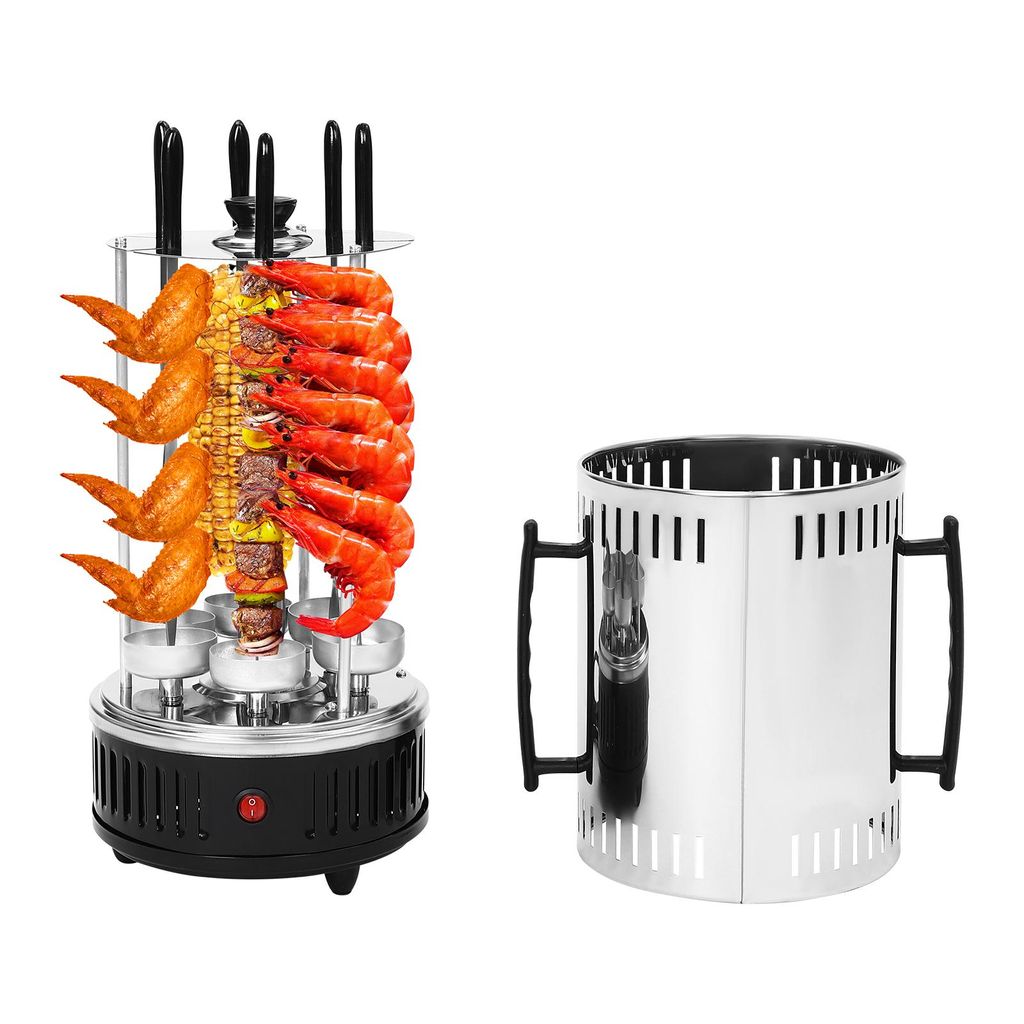 Pionowy grill elektryczny z 6* szaszłykami Grill stołowy Zdjęcie produktu 