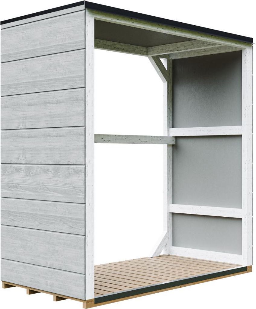 Holzschuppen für den Außenbereich 1,14 m² - 75 x 153 x H159 Produktbild 