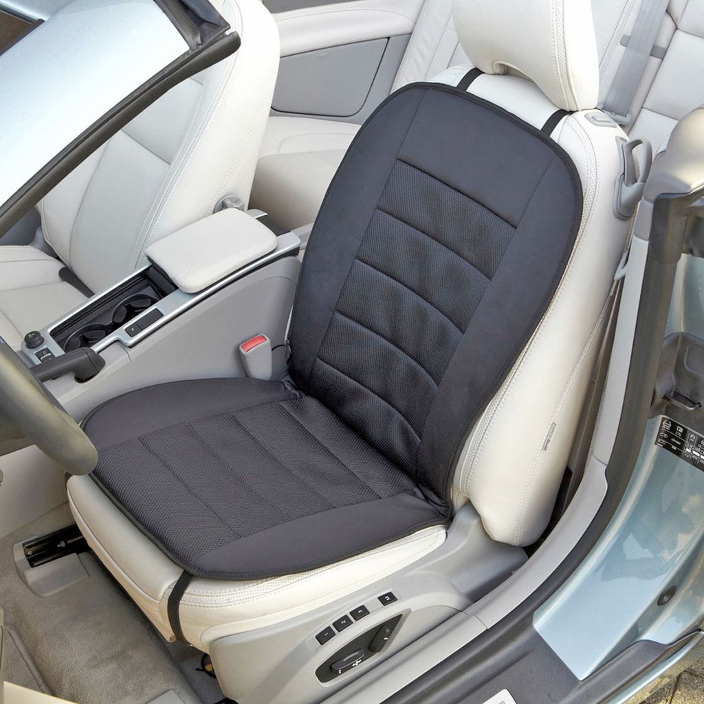 Heyner 12V Premium Carbon Sitzheizung beheizbare Sitzauflage inkl