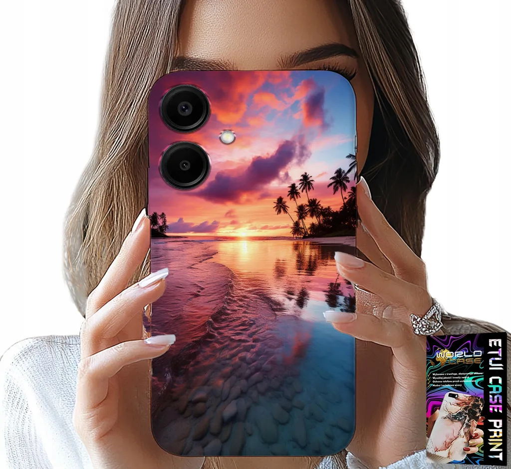 Custodia Per Samsung Galaxy A06 5G - Spiaggia Vacanza Isola Bella Vista + Vetro