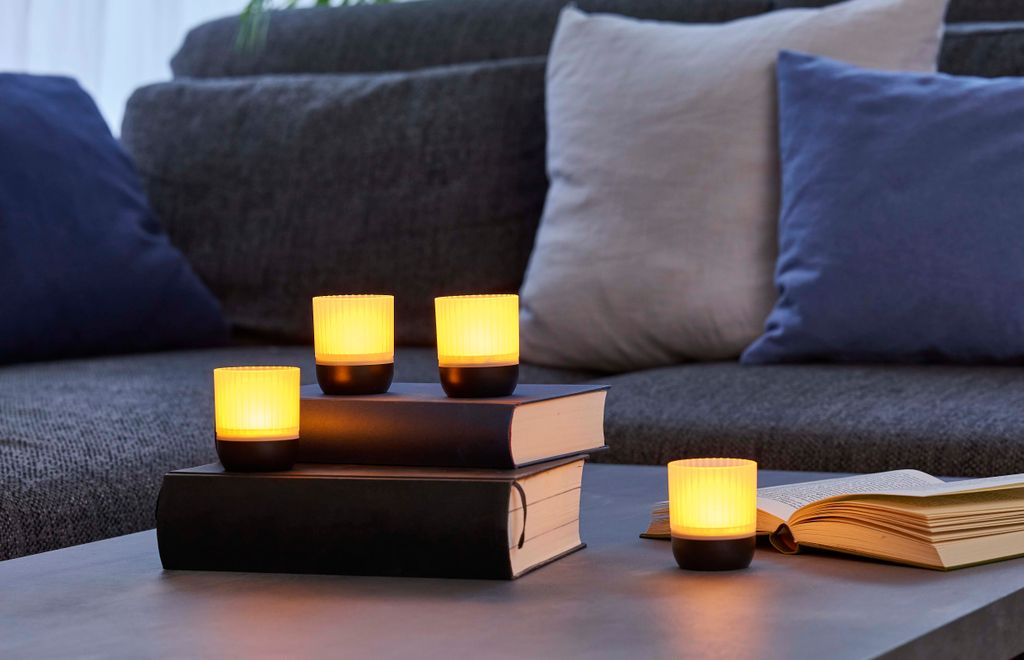 Northpoint LED Akku Lounge Lights 4er-Set Touchsensor Innen Produktbild 