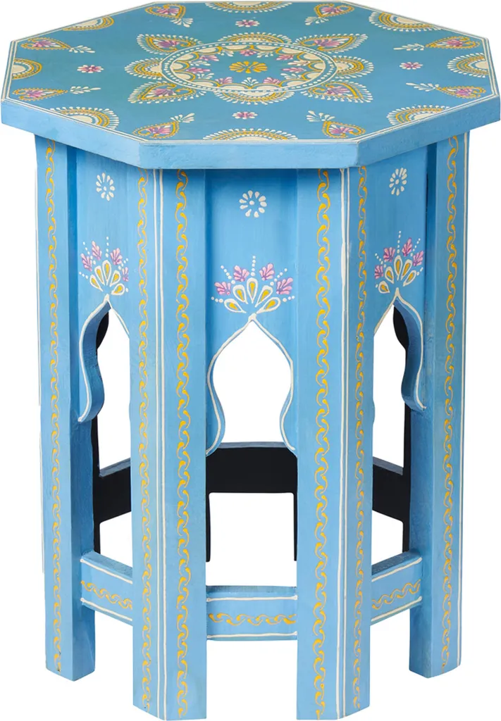 Table d'appoint de salon Boufa - Table de nuit orientale pour chambre