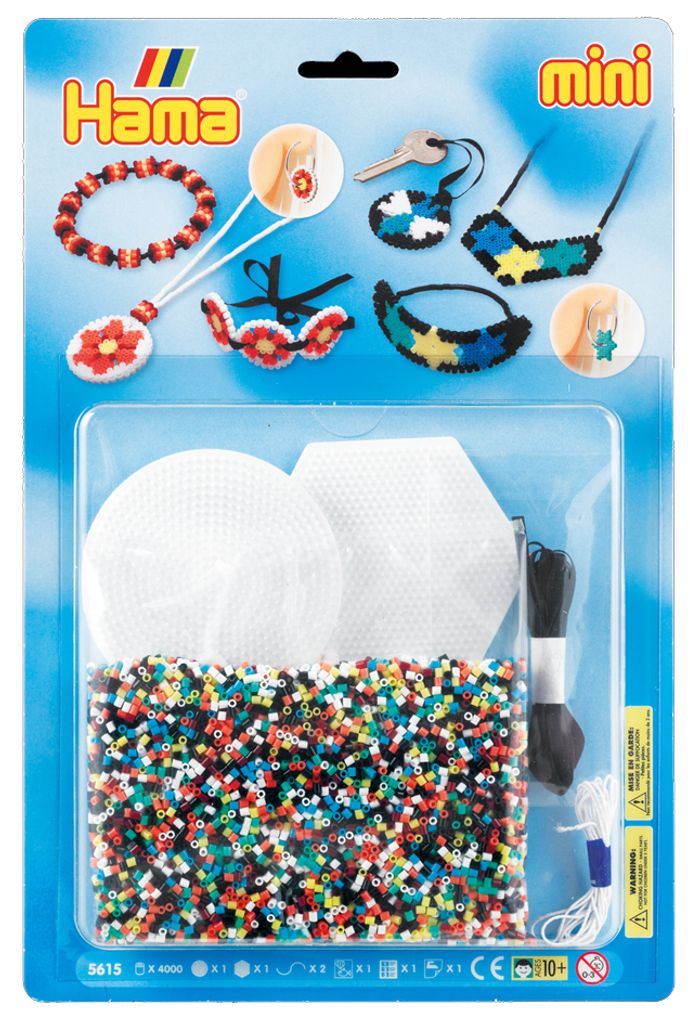 Hama Bügelperlen mini "Schmuck" im Blister 2,5 mm 4.000 Bügelperlen