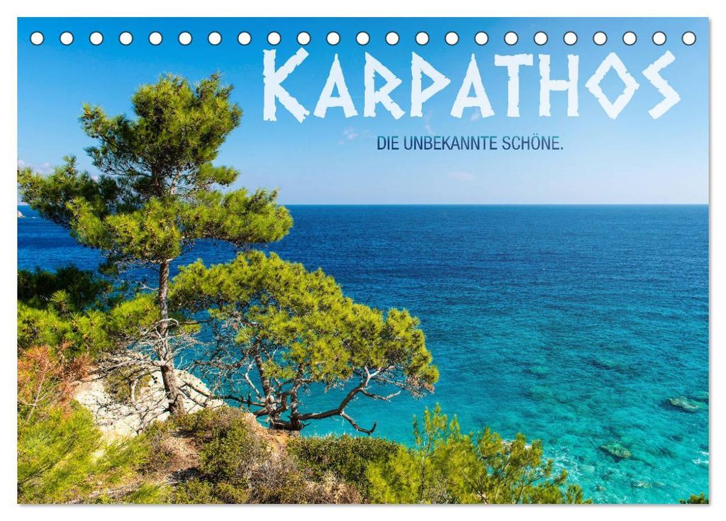 Karpathos – die unbekannte Schöne (Tischkalender 2027 DIN A5 quer), CALVENDO Monatskalender