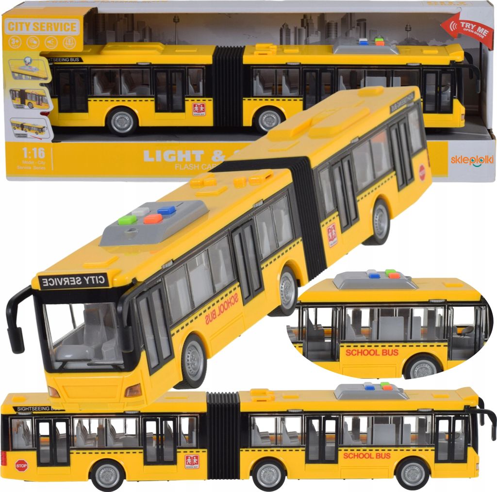 Lolex | Mestský kĺbový autobus - so svetlom a zvukom - Obrázok produktu 