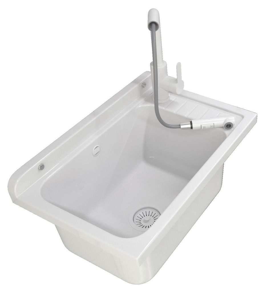 Granitan | Waschbecken - Spülbecken 58x38x26,7 cm - Spüle Produktbild 