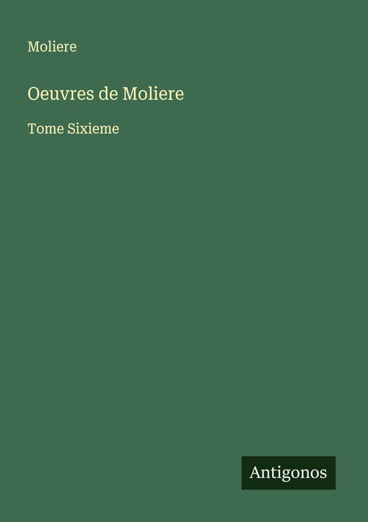 Werke von Moliere