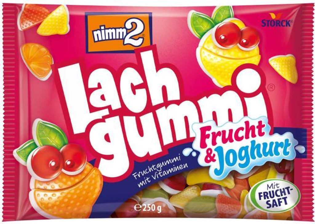 nimm2 Lachgummi Frucht & Joghurt 250g Produktbild 
