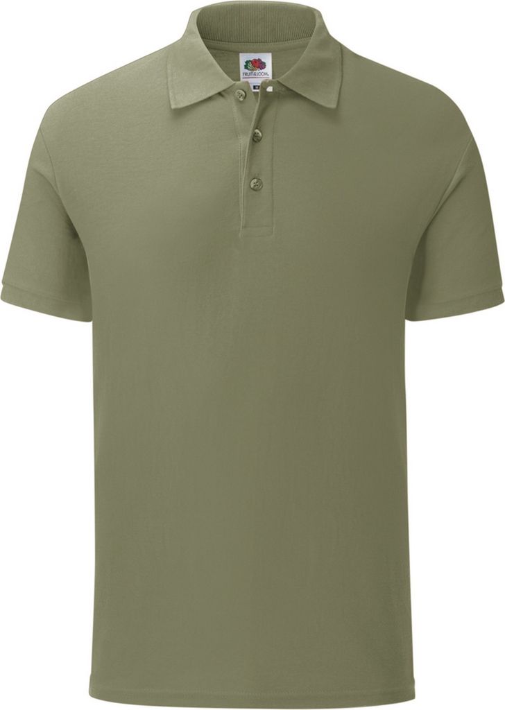 Fruit Of The Loom Herren Iconic Pique Polo Shirt PC3571 (XL) (Olive)
