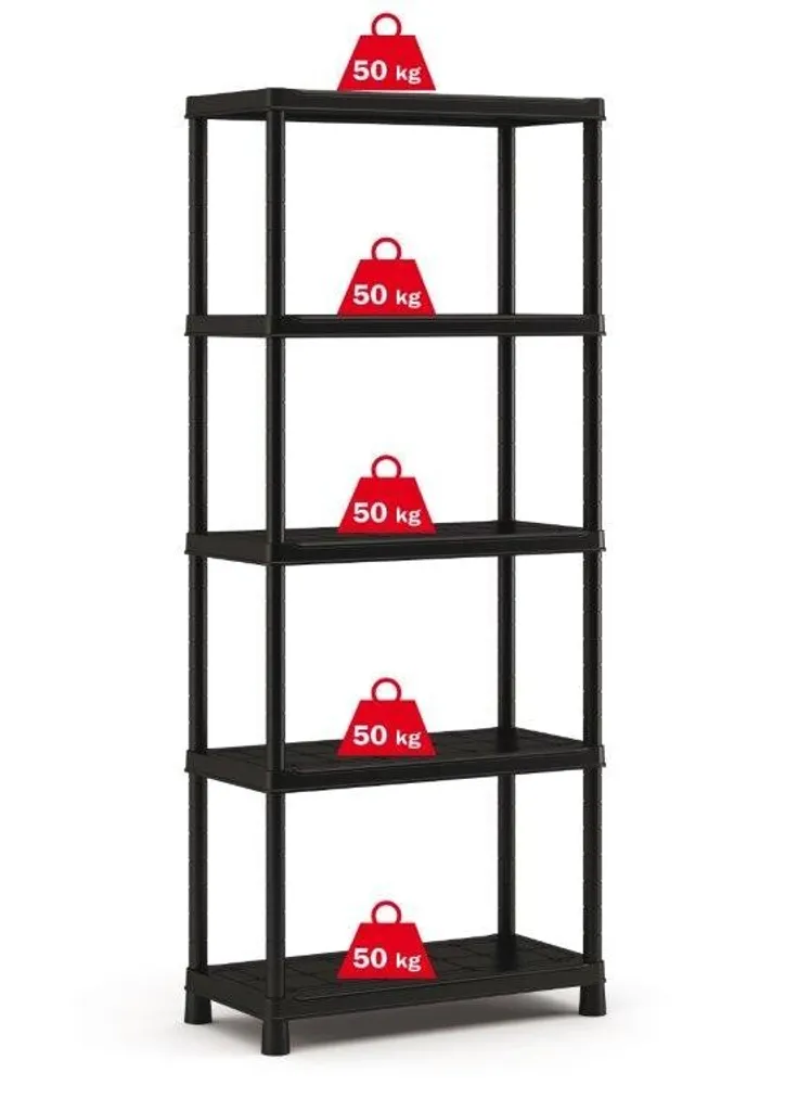 Rayonnage utilitaire Kis Tribac 80/5 Plus de 5 étagères pour garage