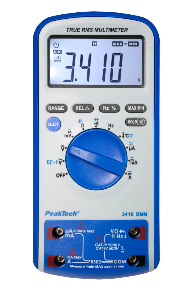 Multimètre Numérique TRMS : Évitez les Erreurs de Mesure 1000V PeakTech - 2