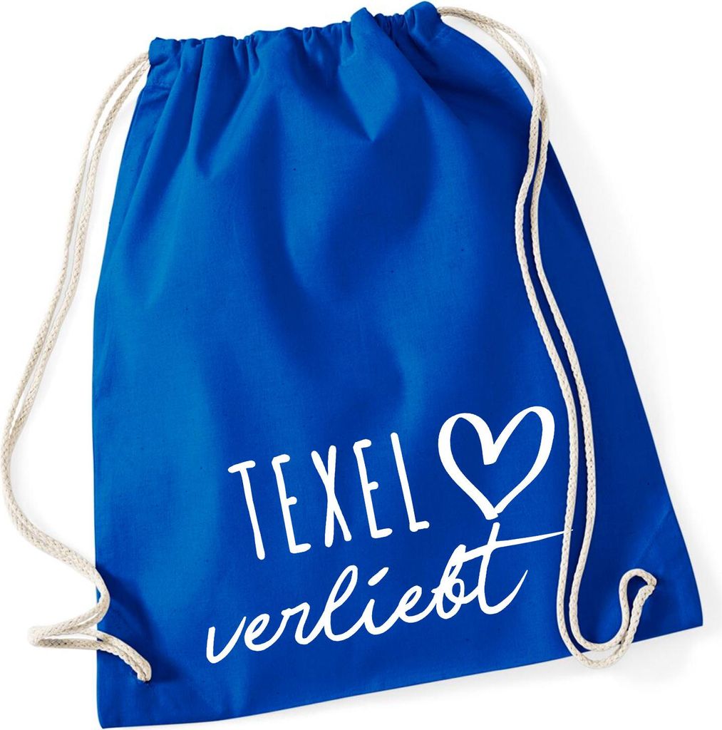 Huuraa Turnbeutel Texel verliebt 12 Liter Bright Royal Produktbild 