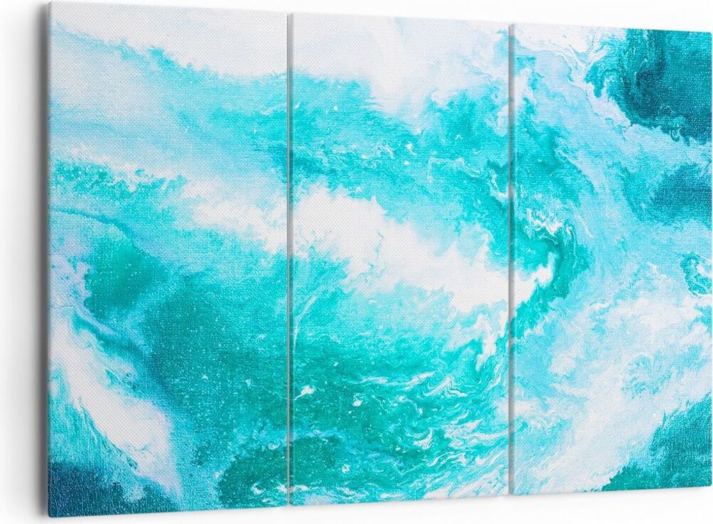 Bild auf Leinwand - Leinwandbild - Abstraktion modern - 165x110cm - Wand Bild - Wanddeko - Leinwanddruck - Bilder - Kunstdruck - Wanddekoration - L...
