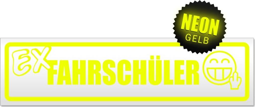 Ex Fahrschüler Magnetschild Schild magnetisch