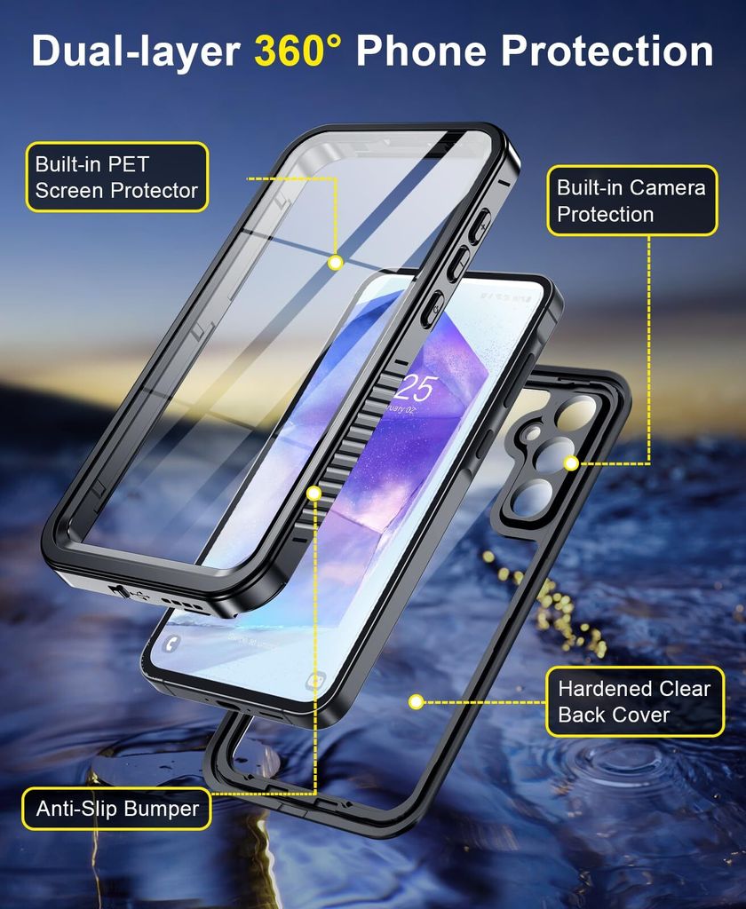 Ist Das Samsung Galaxy A51 Wasserdicht Wasserdicht Hülle für Samsung Galaxy A55, | Kaufland.cz